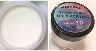 Wave Glow in the Dark  - Dip & Acrylic