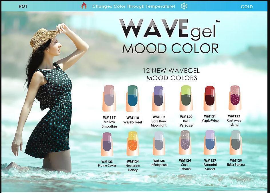 Wave Gel Mood change - 12 New colors (WM117 -- WM128)