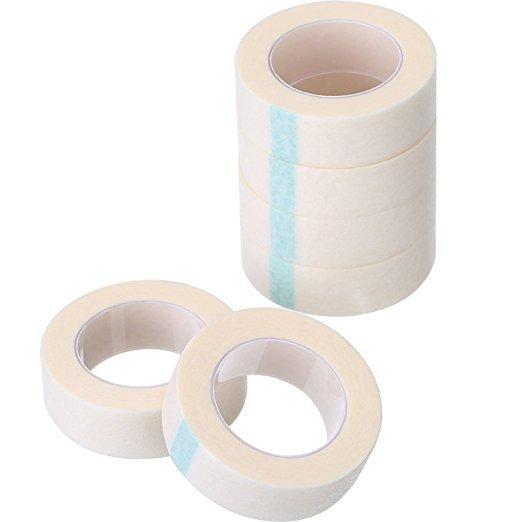 6 Rolls Eyelash Tape White Paper