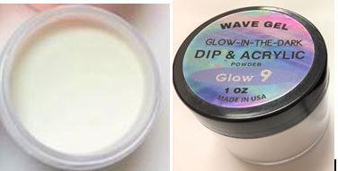 Wave Glow in the Dark  - Dip & Acrylic