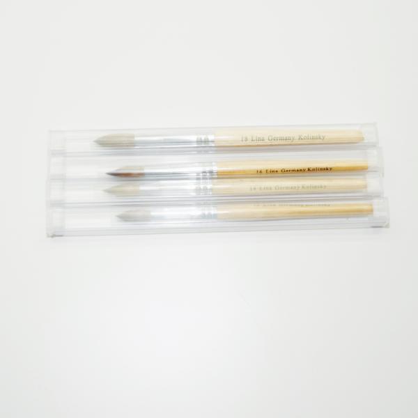 Acrylic Brush Golden Handle