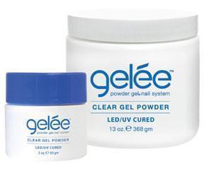 Gelée Powder Gel Nail System – Clear Powder Gel 2oz