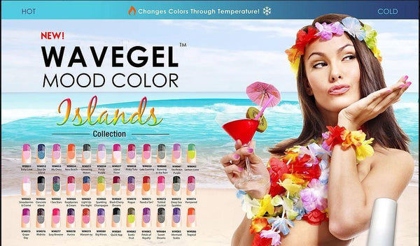 Wave Gel Mood Change  - Island Collection (WM051 -- WM086)