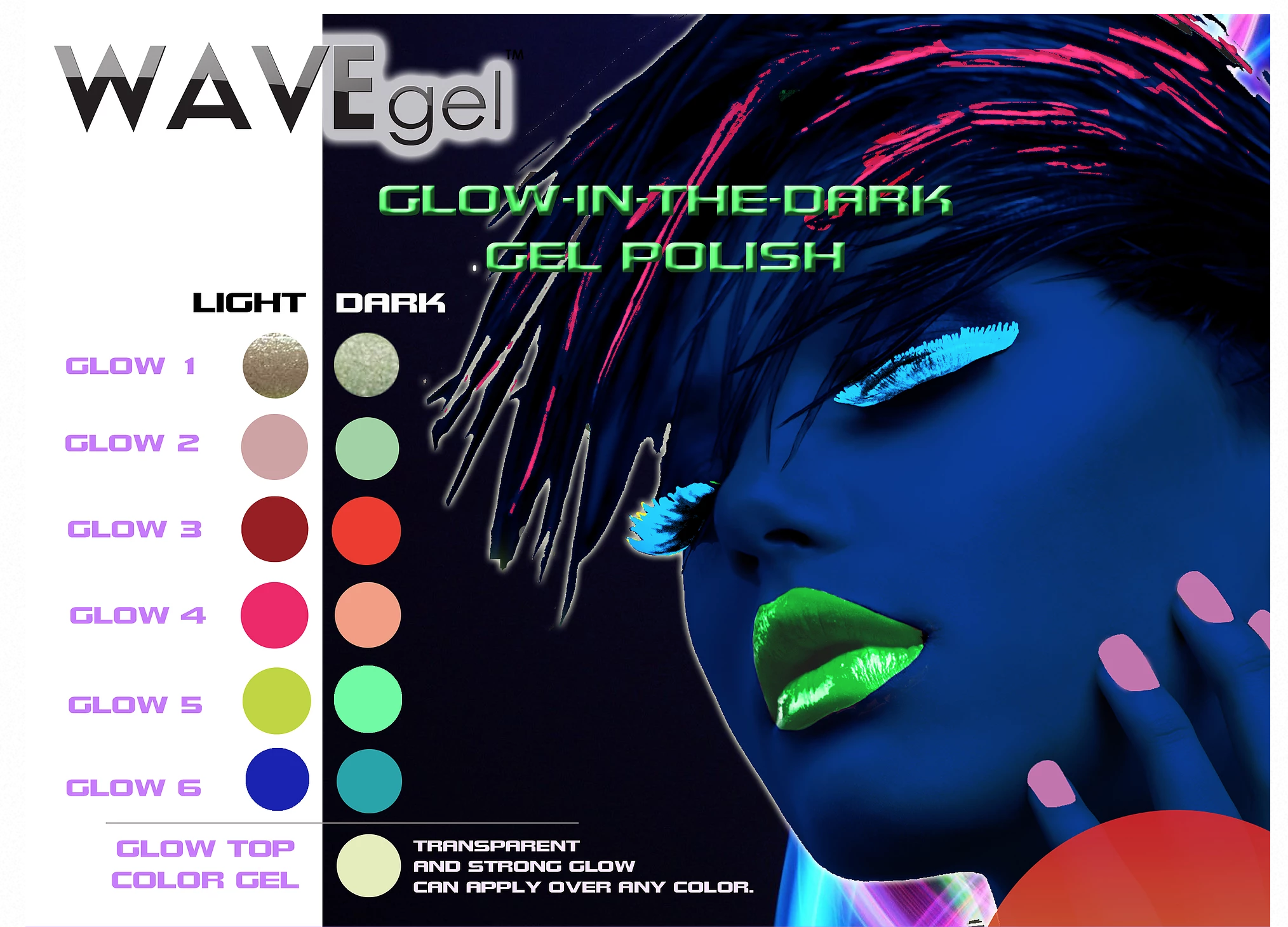 Wave Glow Gel - Glow In The Dark