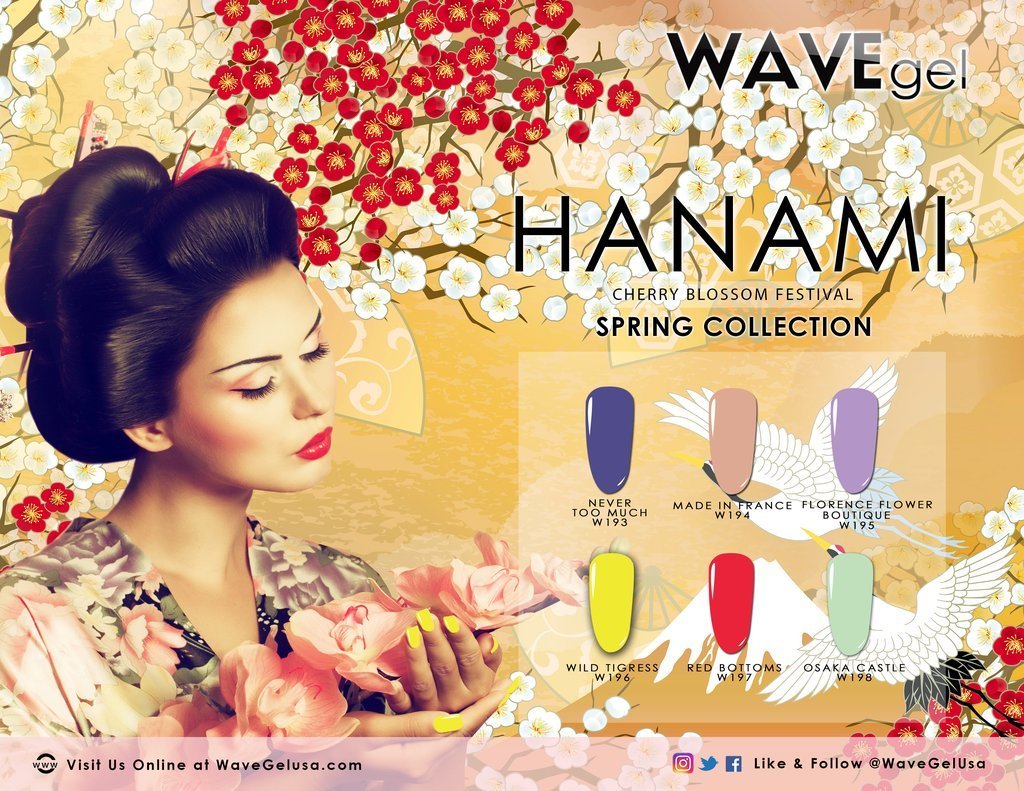 Wave Matching Collection - HANAMI SPRING COLLECTION (193 - 198)