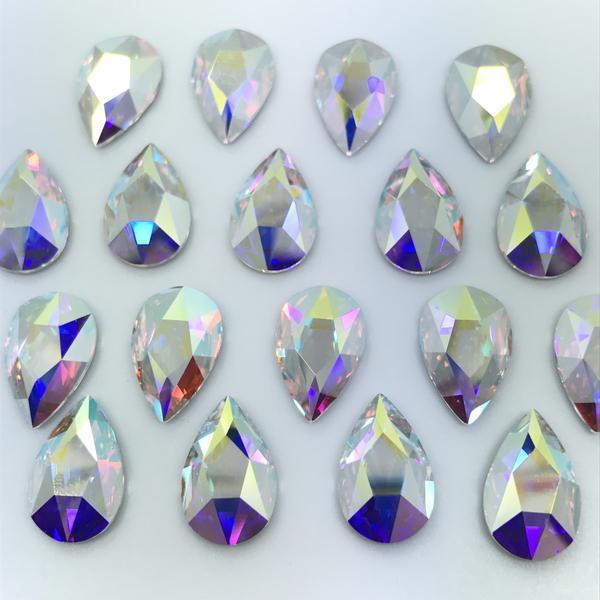 Swarovski Crystals 2303- Pear Crystal AB