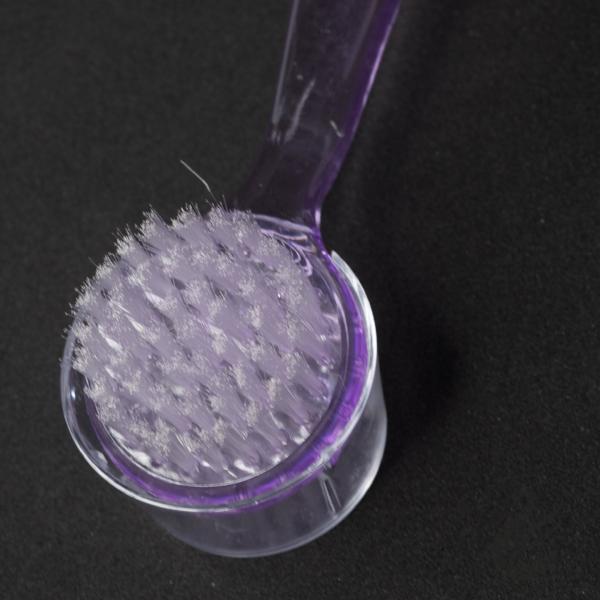 Nail Art Dust Cleaning Brush Plastic Round